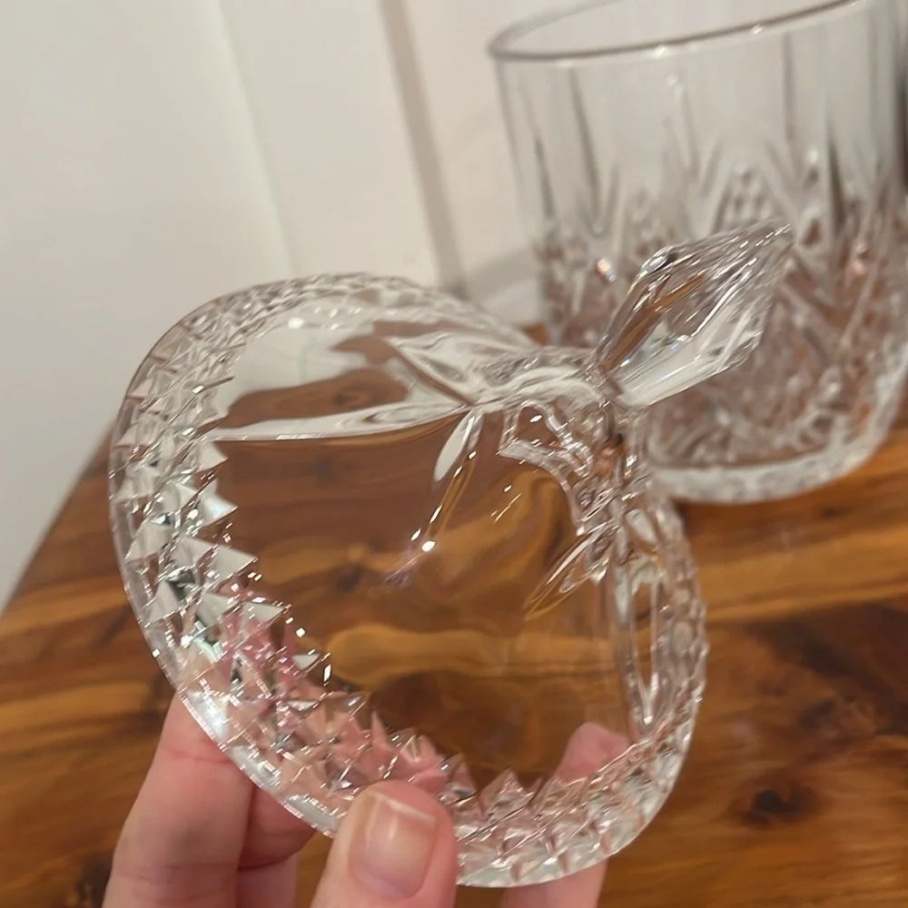 NWT Celebrations by Mikasa Crystal Savanna 9.75